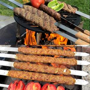 Juego de Brochetas de Acero Inoxidable para Asar, Utensilios para Parrilla, Brochetas para Barbacoa al Estilo Persa/Armenio/Turco - Product Image 4