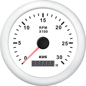 Kus 85 Mét Marine tự động tacho <span class=keywords><strong>Meter</strong></span> rpm tachometer 12V/24V 3000 vòng/phút cho động cơ diesel Rev truy cập - Product Image 5