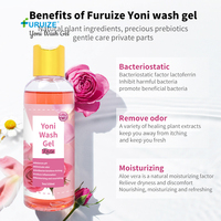 Gel d'hygiène féminine Furuize Private Label, soin intime, lavage apaisant, pH équilibré, gel nettoyant vaginal pour soins quotidiens