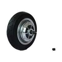 Monocycle électrique 10 pouces Kit de vélo d'équilibre moteur à courant continu sans balai montage arrière 10W cadre en acier dérive véhicule d'équitation