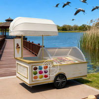 Leichter Gelato-Wagen Moderner Eiswagen Voll Ausgestatteter Mobiler Eiswagen