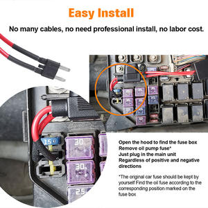 Antifurto Auto Vjoycar con Immobilizzatore, Protezione Universale 12V per Circuito Olio, Allarme Antifurto per Moto - Product Image 4