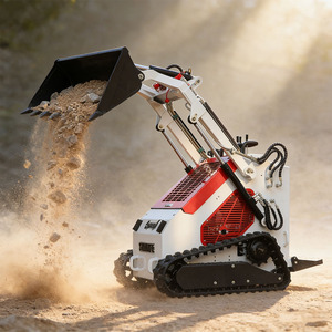 รถตักล้อยางขนาดเล็ก Soamte เครื่องยนต์ดีเซล Kubota ได้รับการรับรองมาตรฐาน EPA น้ำหนัก 950 กก. รับประกัน 2 ปี ปั๊มไฮดรอลิก YUKEN เกียร์ PLC - Product Image 1