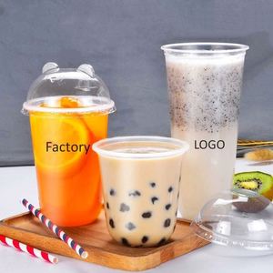 Gobelets jetables transparents souples en plastique PP en forme de U 95U de Guangdong, capacité 12oz/16oz/24oz pour Bubble Tea, Boba, café et desserts - Product Image 3