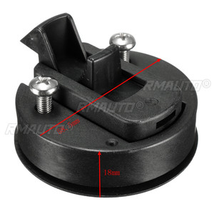 Juego de 4 Cierres Redondos de Repuesto para Escotillas, Plástico Negro para RV, Embarcaciones, M1-61 - Product Image 6