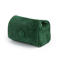 Boîte à bague de fiançailles en velours de luxe personnalisée en stock, petite boîte à bague, boîte à boucles d'oreilles, pochette à bijoux