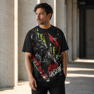 เสื้อยืดแข<span class=keywords><strong>น</strong></span>สั้นคอกลมพิมพ์ลายกราฟฟิตี้<span class=keywords><strong>น</strong></span>ีออน โพรวล ดีไซ<span class=keywords><strong>น</strong></span>์สตรีทอาร์ตแบบกำหนดเอง SG20-004 - Product Image 6