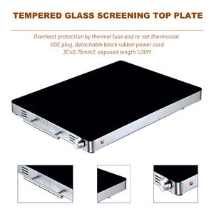 Elektrische Food Warmer <span class=keywords><strong>Tray</strong></span> Verwarmende Warmhoudplaat Met Roestvrijstalen Behuizing Ce Cb Gs Gecertificeerd Voor Huishouden En Keuken Gebruik - Product Image 4