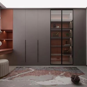 Meubles modulaires modernes de chambre à coucher en bois Armoire design personnalisé - Product Image 1