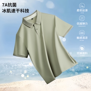 <span class=keywords><strong>Polo</strong></span> décontracté unisexe style affaires pour homme et <span class=keywords><strong>femme</strong></span>, anti-UV 7A, en polyester rafraîchissant, idéal pour le <span class=keywords><strong>golf</strong></span> – Nouvelle collection très prisée - Product Image 2