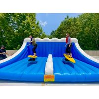 Nouvelle planche de surf mécanique gonflable double extérieure simulateur de surf jeu de matelas jeux de plein air équipement de terrain de jeu
