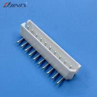 Conector de Carcasa PCB Macho-Hembra 5264-10AW de 2.5mm y 10 Pines, Horizontal, para Automoción, de Latón Estañado, Cable a Placa, 250V
