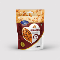 Op maat gemaakte bedrukte Mylar plastic zakken, aluminiumfolie stand-up zakken voor voedsel, noten, fruit, koekjes en snacks, met venster en gemakkelijke ritssluiting