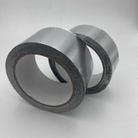 Ruban adhésif en aluminium OEM Jumbo Roll 40 mm sans papier pour la fixation des tubes d'évaporateur et de condenseur de réfrigérateur, découpe et conversion