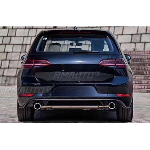 Lèvre de pare-chocs arrière, séparateur de pare-chocs arrière, diffuseur, protection de pare-chocs, kit carrosserie pour Volkswagen Golf 2014-2020, accessoires auto - Product Image 3