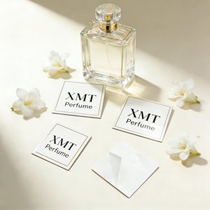 Etiquetas Adhesivas con Logotipo en Relieve 3D Impermeables con Impresión Personalizada, Etiqueta de Metal de Aluminio para Botellas, Etiqueta Personalizada para Perfumes - Product Image 5
