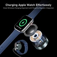 Câble USB C 3 en 2 pour chargeur Apple Watch 100W, câble de charge rapide USB C vers USB C pour iWatch Ultra, iPhone 16, Samsung S24