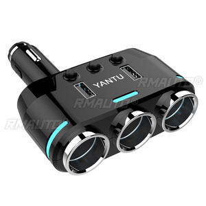 Cargador de Coche YANTU 12V-24V con 2 Puertos USB de Carga Rápida 3.1A QC3.0 Inalámbrico - Product Image 1