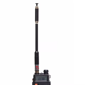 เสาอากาศวิทยุแฮม 144/430MHz แบบสองย่านความถี่ เสาอากาศวอล์คกี้ทอล์คกี้ แบบเหล็กกล้า ทนทาน ยืดหดได้ สำหรับการสื่อสาร - Product Image 1