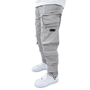 <span class=keywords><strong>Pantaloni</strong></span> Cargo Personalizzati all'Ingrosso, Joggers Cargo Lunghi, <span class=keywords><strong>Pantaloni</strong></span> da Lavoro Outdoor Regolari per Uomo <span class=keywords><strong>con</strong></span> Tasche Laterali e Grandi Tasche - Product Image 4