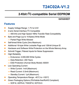 DDR5 <strong>Memory</strong> Chips 24C04A by ORIGINAL for <strong>Memory</strong> Storage - Product Image 2