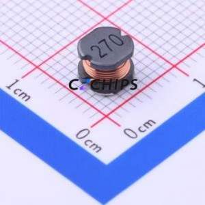 SMTDR54-270M ตัวเหนี่ยวนำไฟฟ้าแบบ SMD,5.8x5.2 มม. ( ค่าความเหนี่ยวนำ: 27uH )( ความแม่นยำ: 20% กระแสไฟฟ้าที่กำหนด: 970mA ) - Product Image 1