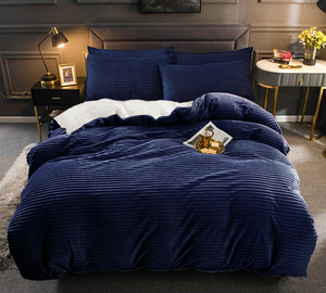 Set di Biancheria da Letto <span class=keywords><strong>in</strong></span> <span class=keywords><strong>Flanella</strong></span> Jacquard 100% Poliestere a 3 Pezzi con Federe e Copripiumino, Produzione e Vendita all'Ingrosso Dotex - Product Image 1