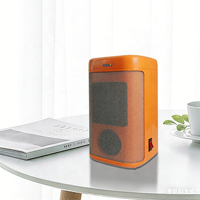 Matériel ignifuge ABS, chauffage PTC, type de prise AU/EU/US/UK, haut-parleur Bluetooth, ventilateur électrique portable de table