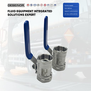 Valvola a Sfera in Acciaio Inox DN6-DN100 YPSQF, Accessori per Serbatoi di Carburante in PTFE, Acciaio Inox -20 ℃ ~+180 ℃ - Product Image 1