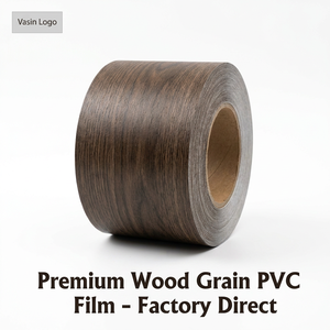Papier adhésif décoratif, feuilles stratifiées <span class=keywords><strong>à</strong></span> texture réelle pour armoires, film en aluminium, film PVC imitation bois, film PVC - Product Image 1