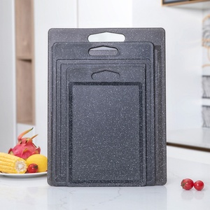 Extra Large Cutting Boards Meat Veggies <b>Plastic</b> Cutting Board Set Chopping Board with Juice Grooves Easy-Grip Handles - Product Image 1