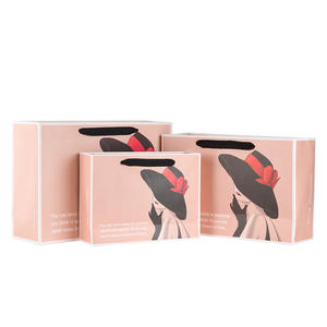 Sacs en papier de luxe écologiques, durables et de haute qualité pour cadeaux, vêtements, cosmétiques, emballages, shopping, avec ruban laminé pour chaussures - Vente en gros - Product Image 4