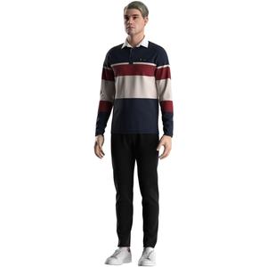 Polo à manches longues pour homme à séchage rapide, conçu pour un confort respirant et une qualité durable, polo de rugby - Product Image 6