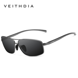 Veithdia – lunettes de soleil polarisées en aluminium et magnésium pour hommes, UV400, pour sports de plein air, conduite, pêche, cyclisme, protection solaire 2458 - Product Image 5