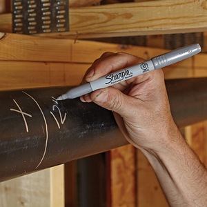 Pennarello indelebile Sharpie nero, blu, rosso con <span class=keywords><strong>punta</strong></span> <span class=keywords><strong>fine</strong></span> per plastica, metallo, legno e altro ancora - Product Image 6