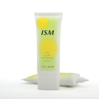 Tube souple plat en PE de 60 ml personnalisable pour crème dépilatoire ISM Ice Pure, crème pour les mains, crème pour le visage, crème solaire