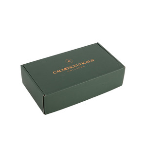 Caja <span class=keywords><strong>de</strong></span> Cartón Corrugado Verde con Logotipo Personalizado, Caja <span class=keywords><strong>de</strong></span> Envío Ecológica con Impresión Flexográfica para Empaque - Product Image 3