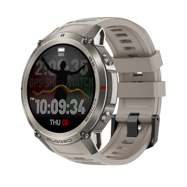 TKYUAN 2026 Smart Watch with GPS Offline Map AMOLED Screen Wristwatch 5ATM Waterproof Sport Fitness Tracker Smartwatch for Men