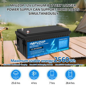 US Stock Hot Sale LiFePO4 12V 200Ah BMS <strong>Battery</strong> 5-year Lifespan Energy Storage Solution//RV/marine/backup <strong>Power</strong> - Product Image 2