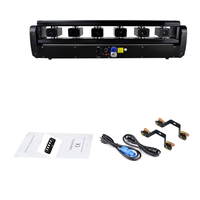 Barra Láser RGB de 6 Ojos Iluminación de Efectos para Escenario Proyector de Cabeza Móvil con Modos DMX y de Sonido para Fiestas de DJ y Discoteca