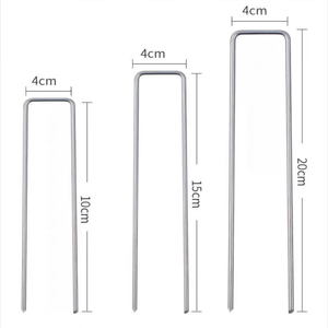 Estacas <span class=keywords><strong>de</strong></span> Jardín en Forma <span class=keywords><strong>de</strong></span> <span class=keywords><strong>U</strong></span> <span class=keywords><strong>de</strong></span> Acero Galvanizado No Deformables <span class=keywords><strong>de</strong></span> 2.0 <span class=keywords><strong>mm</strong></span> - 3 <span class=keywords><strong>mm</strong></span> - Product Image 5