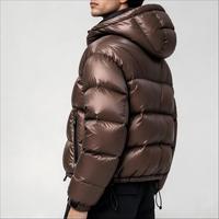 Veste bomber personnalisée OEM pour homme, 90% duvet de canard, résistante à l'eau, respirante, manteau d'hiver, puissance de rembourrage 650