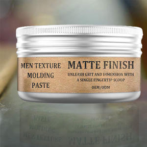 Vente en gros 3 <span class=keywords><strong>oz</strong></span> Premium forte tenue cheveux cire mat pommade séparation réalisable cire pour les coiffures des hommes - Product Image 1