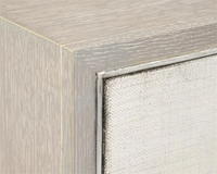 Armoire contemporaine à deux portes en placage de chêne, avec poignée unique, pour hôtel, appartement, chambre, restaurant, salon