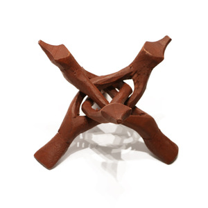 Hand Carved 6 Inch Stained Wooden Cobra Stand Wooden Tripod Stand For <strong>Abalone</strong> <strong>Shell</strong> - Product Image 2