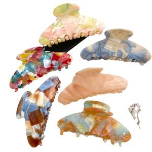 Mode coréenne, pince à huit dents <span class=keywords><strong>de</strong></span> haute qualité pour gelée <span class=keywords><strong>de</strong></span> <span class=keywords><strong>lait</strong></span> simple, pince à cheveux à l'acide acétique - Product Image 2