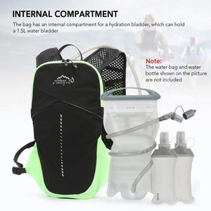 Sports Bicycle <b>Running</b> Hydration Pack Biking <b>Backpack</b> Cycling Double Shoulder <b>Water</b> Bag Outdoor Trail <b>Running</b> <b>Backpack</b> - Product Image 2