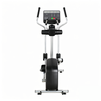 Máquina Elíptica Magnética Manual de Uso Comercial, Sistema de Resistencia de Acero, Monitor LED, Ecológica y Duradera