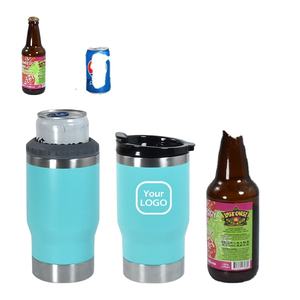 แก้วเก็บความเย็นอเนกประสงค์ 4 in 1 ขนาด 14 ออนซ์ สแตนเลสสตีล พร้อมที่เปิดขวด  รับทำโลโก้ตามสั่ง เคลือบสีฝุ่น - Product Image 3