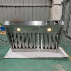 Hotte de cuisine professionnelle 30 pouces pour hôtels, 1000 m³/h, moteur ultra-silencieux, commande tactile 3 vitesses, éclairage LED réglable, compatible lave-vaisselle - Product Image 2